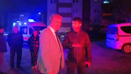 Konya'da Evin mutfak tabanı çöktü! 4 katlı bina tahliye edildi