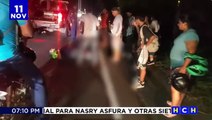 Fuerte accidente vial deja una persona herida en la ciudad de Choluteca