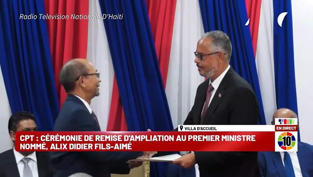 Novo primeiro-ministro do Haiti promete 'segurança' ao assumir o cargo