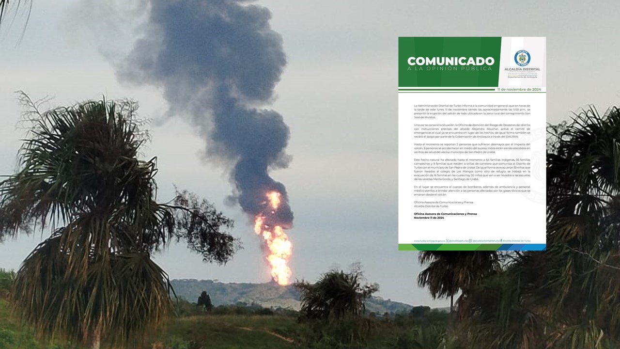 ¡Situación "medianamente" controlada! Primer balance oficial por explosión de Volcán en San José de Mulatos