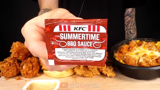 ASMR MOST POPULAR FOOD at KFC (Fried Chicken, Tenders, Crispy Chicken Sandwich, Famous Bowl) MUKBANG