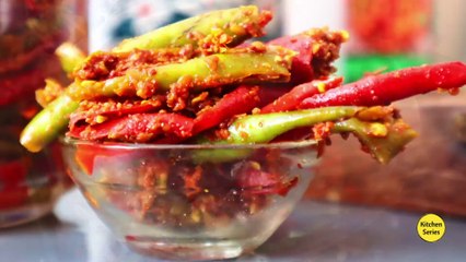 Instant Chili Pickle without oil