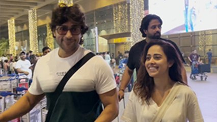 Nushrat Bharuccha Shalin Bhanot Spotted Together At Airport Amid Relationship Rumors,Public Reaction