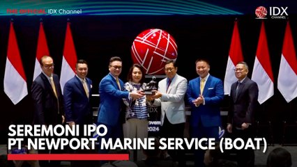 Seremoni IPO PT Newport Marine Service (BOAT)