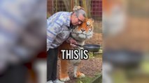 La sincera amistad de más de 20 años entre un tigre y su cuidadora