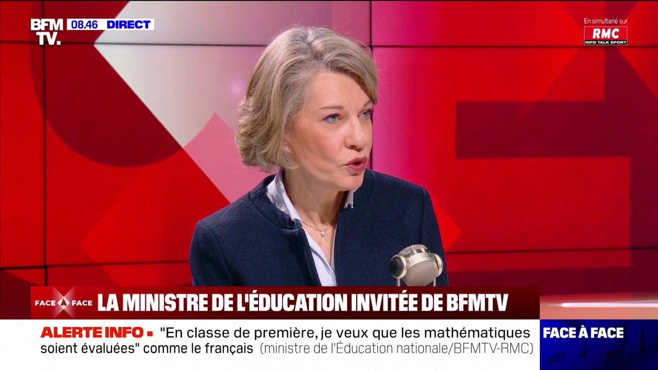 Rémunérations des salaires: la ministre de l'Éducation nationale affirme qu'elles "ont été revues largement"