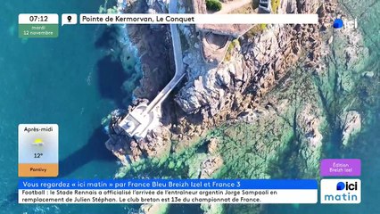 12/11/2024 - ICI Matin France Bleu Breizh Izel en vidéo