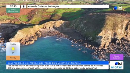 12/11/2024 - ICI Matin France Bleu Cotentin en vidéo