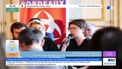 12/11/2024 - ICI Matin France Bleu Gironde en vidéo