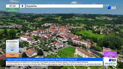 12/11/2024 - ICI Matin France Bleu Pays Basque en vidéo