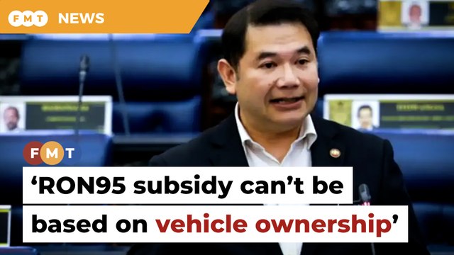 Rafizi rules out vehicle ownership, cash transfers for RON95 subsidy