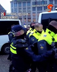 Dutch Police Attack Pro-Palestine Protestors
