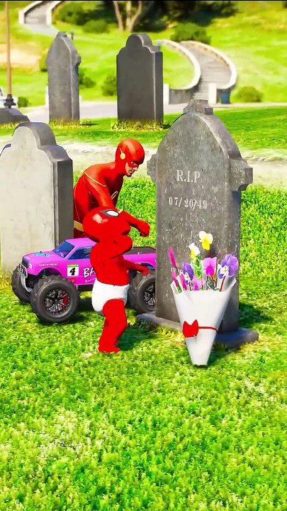 Baby Spiderman GETS REVENGE on Elder Spiderman!
