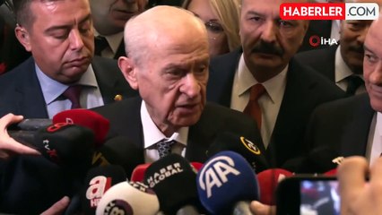 MHP Genel Başkanı Bahçeli'den gazetecilere sert cevap