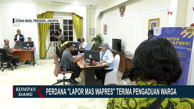 Hari Kedua Beroperasi, Begini Tata Cara Posko 'Lapor Mas Wapres' Terima Aduan Warga