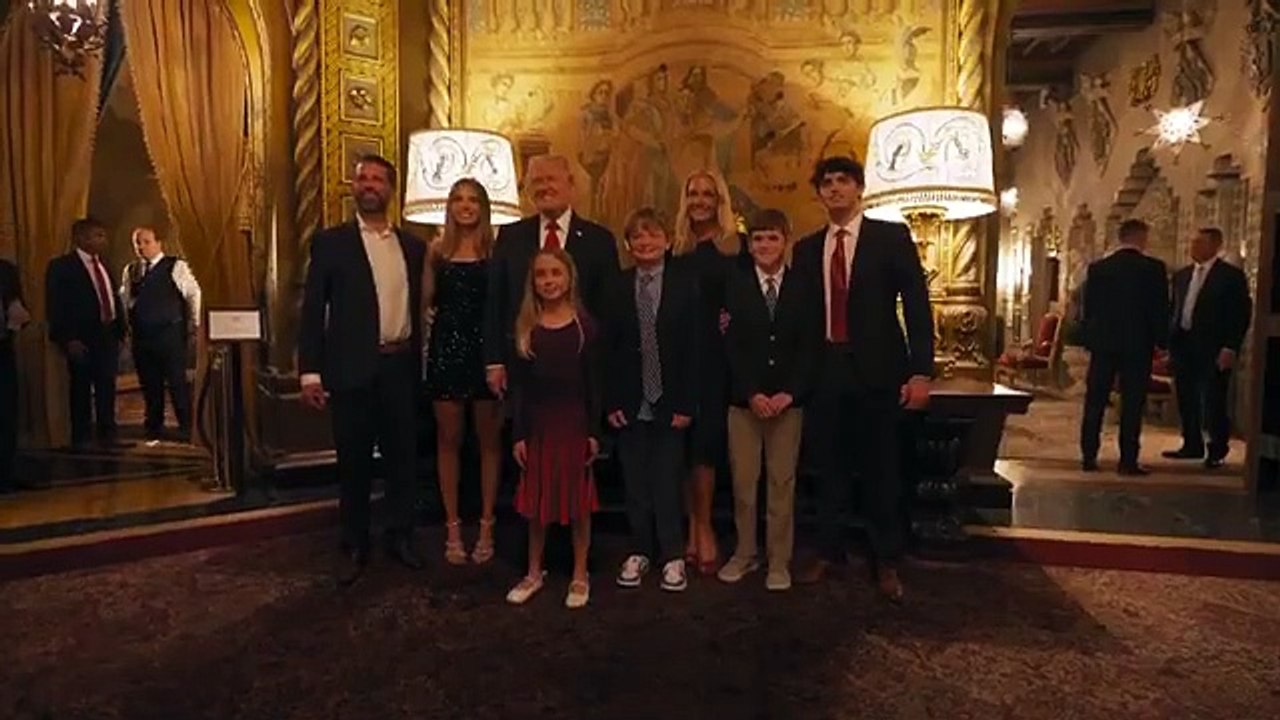Trump, Musk, foto de família