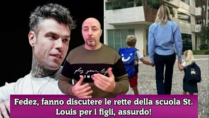 Fedez, fanno discutere le rette della scuola St. Louis per i figli, assurdo!