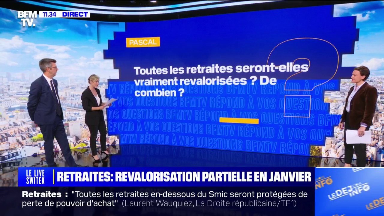 Toutes les retraites seront-elles vraiment revalorisées et de combien?  BFMTV répond à vos questions