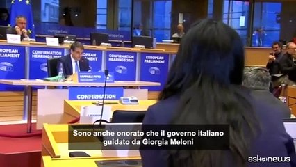 Fitto: "Oggi qui non rappresento un partito o l'Italia, ma l'Europa"