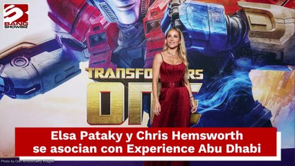 Elsa Pataky y Chris Hemsworth se asocian con Experience Abu Dhabi