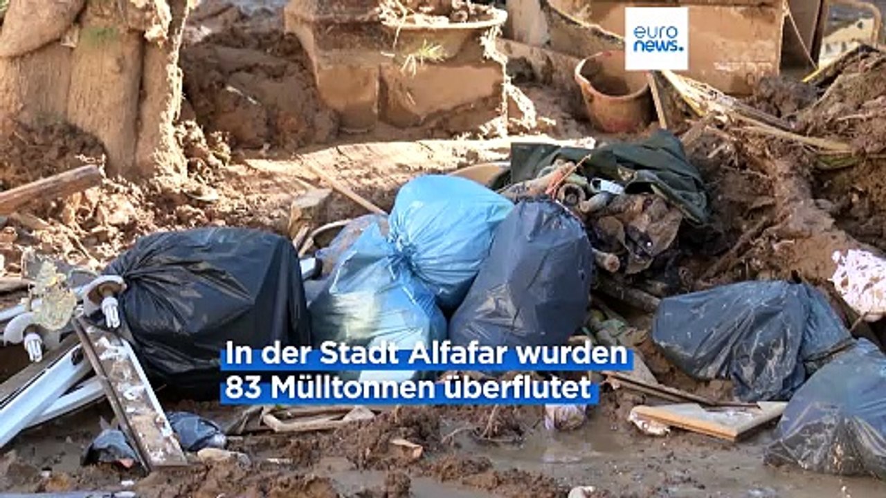 Spanien: Müll und Ratten nach Überschwemmungen