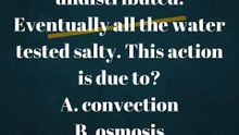 A few grain of table salt were put in a cup of water, all the water tested..... this is due to?