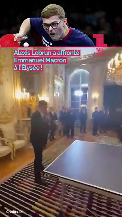 Alexis Lebrun a affronté Emmanuel Macron à l'Élysée !