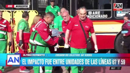 Dos colectivos chocaron en 9 de Julio: 12 ambulancias del SAME trabajan en el lugar