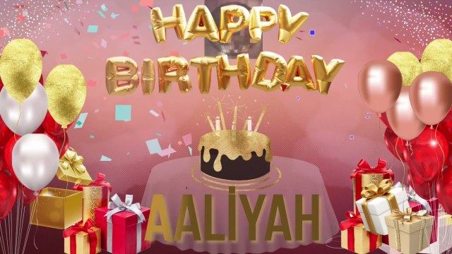 AALiYAH - Happy Birthday Aaliyah - عيد ميلاد سعيد عاليه