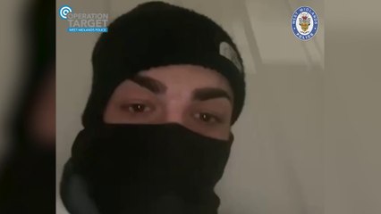 2.6m ‘Sticky Bandits’ burglars tip van while trying to flee