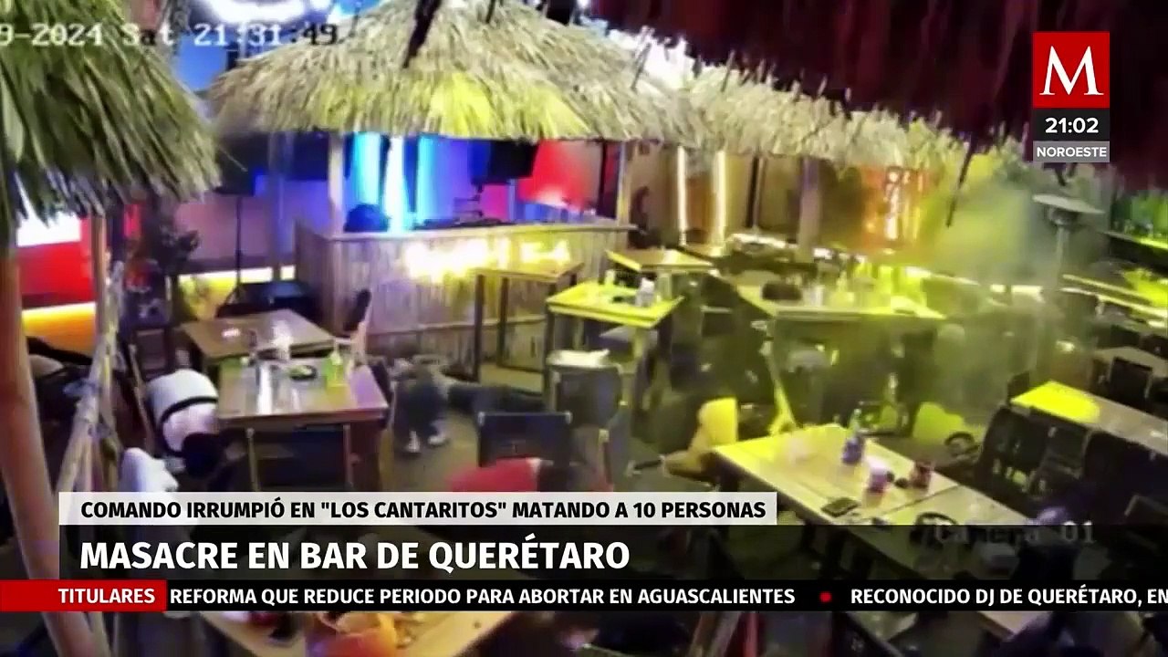 Balacera en Querétaro deja diez muertos y 13 heridos; sospechan que el objetivo era La Flaca