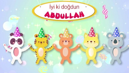 İyi ki doğdun ABDULLAH - İsme Özel Doğum Günü Şarkısı (FULL VERSİYON)