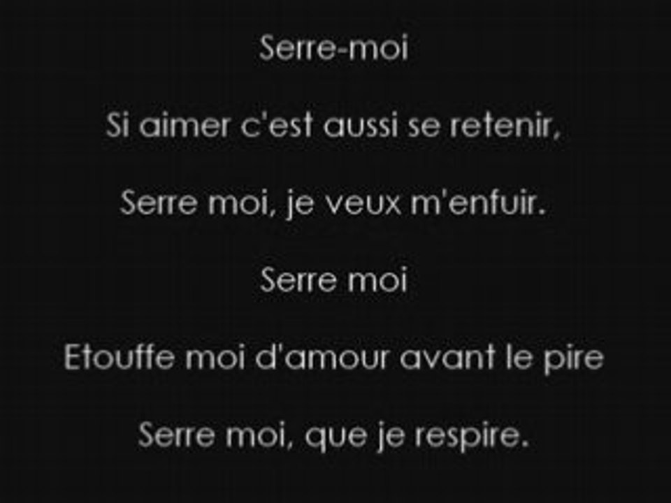 Serre moi - Jenifer