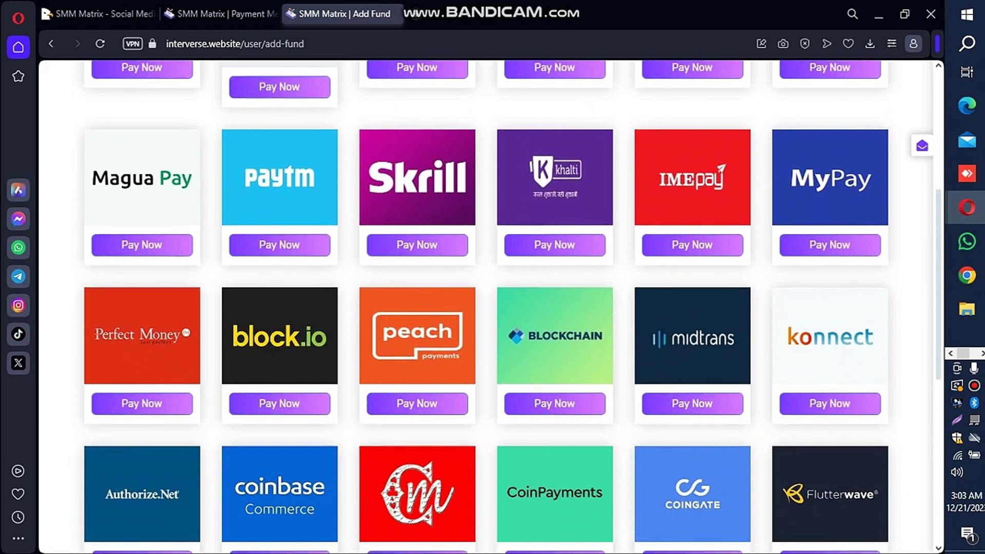 ⁣SMM Matrix - Social Media Marketing Tool