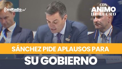 Sánchez pide aplausos para su Gobierno por lo bien que lo ha hecho en la DANA