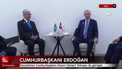 Cumhurbaşkanı Erdoğan'ın Bakü'deki temasları