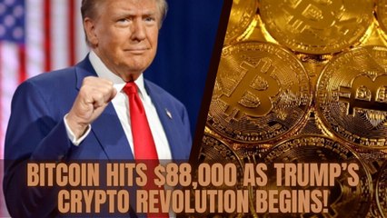 Bitcoin Hits $88,000 as Trump’s Crypto Revolution Begins!