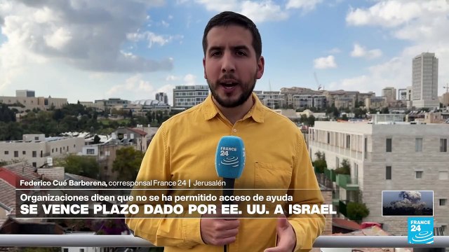 Informe desde Jerusalén: Israel no cumple mejoras humanitarias en Gaza al vencerse plazo de EE. UU.