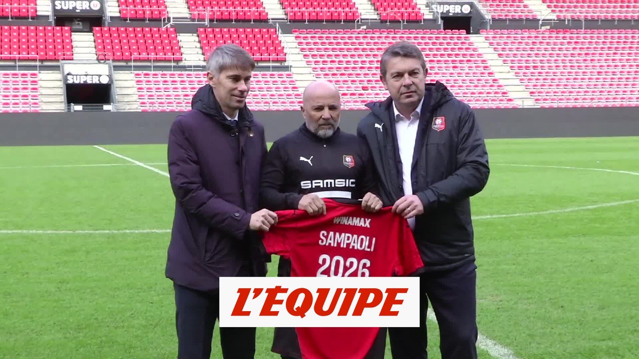 Sampaoli présenté officiellement - Foot - L1 - Rennes