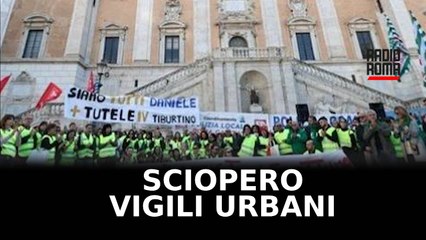 Sciopero dei vigili dopo l’incidente di Daniele Virgili