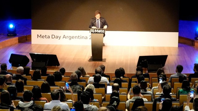 En EE.UU. ya se dieron cuenta y nos están copiando : Milei habló en Meta y aseguró que Argentina será potencial mundial