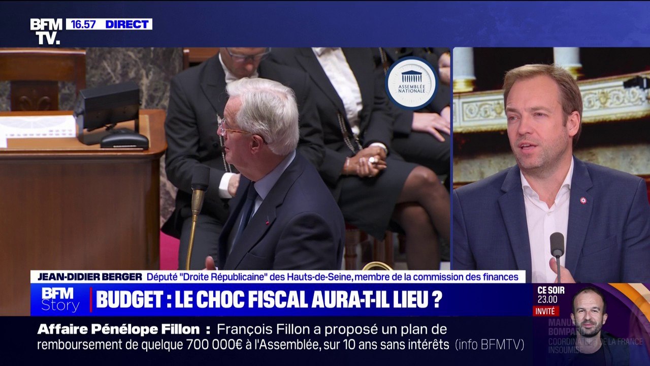 Budget: "La France insoumise et le Rassemblement national ont voté 60 milliards d'impôts supplémentaires", assure Jean-Didier Berger (LR)