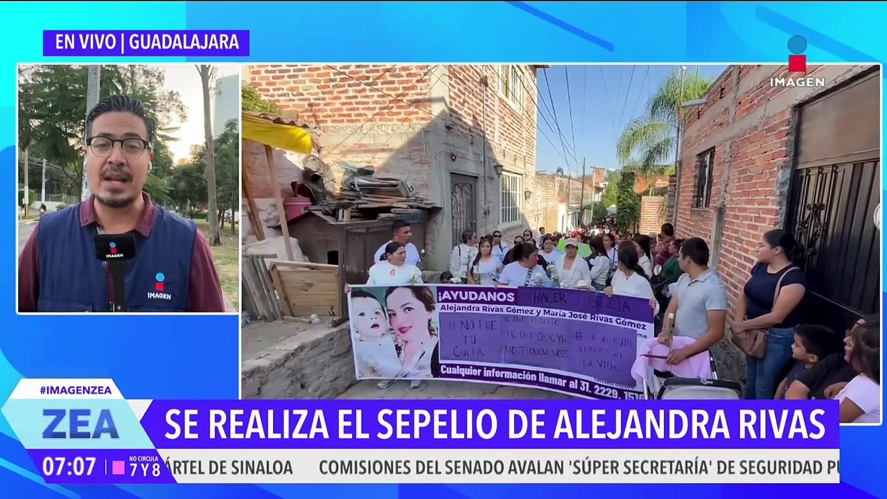 Despiden a Alejandra Rivas, mujer hallada muerta con su bebé en Colima