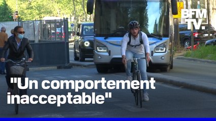 Paris: un chauffeur de bus mis à pied pour avoir intimidé un cycliste