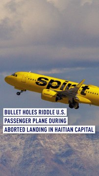 Bullet holes riddle U.S. passenger plane during aborted landing in Haitian capital