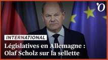 Législatives en Allemagne: Olaf Scholz sur la sellette