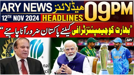 ARY News 9 PM Headlines | 12th Nov 2024 | Prime Time Headlines