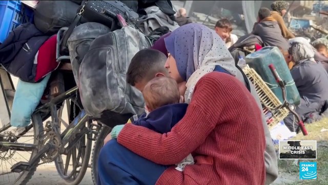 'We have been displaced 50 times': Palestinians flee the northern part of Gaza