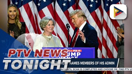 U.S. President-elect Trump names members of his admin