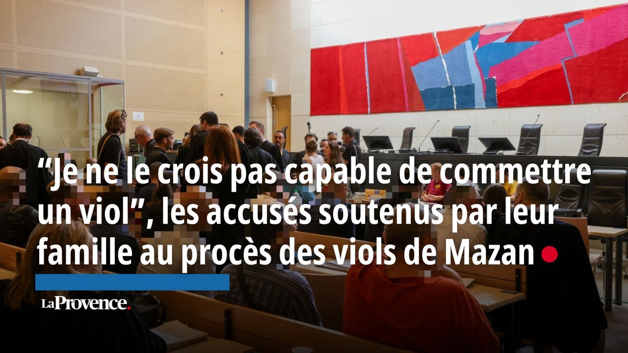 “Je ne le crois pas capable de commettre un viol”, les accusés soutenus par leur famille au procès des viols de Mazan